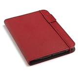 picture of Kindle Keyboard Leather Cover, Burgundy Red