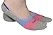 Bamboo No Show Anti Slip Socks, 5 Striped Pairs (One Size (5-8), Striped Assorted 1)