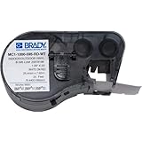 Brady MC1-1000-595-RD-WT Labels for BMP53/BMP51 Printers