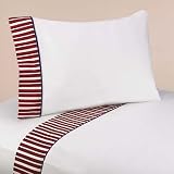 4pc Queen Sheet Set for Vintage Aviator Bedding Collection