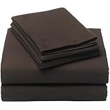 Pinzon Heavyweight Cotton Flannel Sheet Set - King, Italian Roast