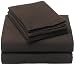 Pinzon 190-Gram Velvet Flannel Queen Sheet Set, Italian Roast