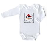 Scott meets Lilly 200-202 - Baby-Body Langarm mit Motiv Windelpirat im Geschenkkarton, Öko-Tex Standard 100, Babyklasse 1, 100% Baumwolle