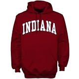 NCAA Indiana Hoosiers Crimson Bold Arch Pullover Hoodie Sweatshirt