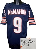 Jim McMahon signed Chicago Bears Navy Prostyle Jersey- JSA Hologram
