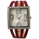 Anaii Pink 'Sugar' - AP242 - Montre mode Femme - Quartz Japonais - Cadran nacre - Bracelet Rouge