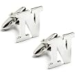 Letter N Initial Cufflinks Letter N Initial Cufflinks