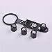 D&R Set of 4 Car Tire Valve Stem Air Caps Cover + Keychain for Decepticon Transformers