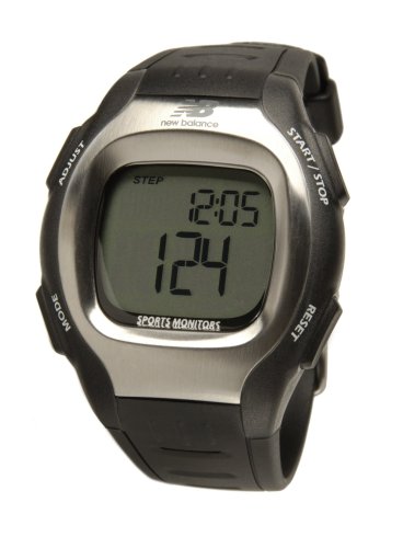 New Balance VIA Wrist Pedometer with Calorie Counter, Watch, and Chronograph
