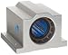 INA KGX08PP Linear Ball Bearing With Housing, 4 Bolt Holes, Closed Type, Single Bearing Version, Self-Aligning, Inch, 1/2