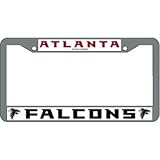 Atlanta Falcons Chrome License Plate Holder