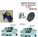 P 163 dig. Satanlage 2 TN, 85 Alu anthrazit, 2 x M 45