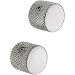 Grizzly T1102 Guitar Knob-Metal Nickel Pair