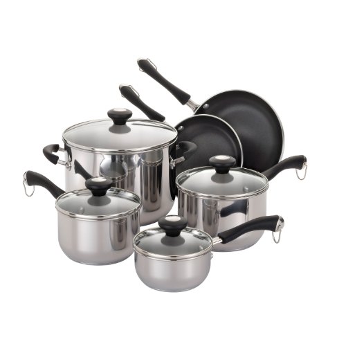 Paula Deen Traditional Stainless Steel 10-Piece Set product image