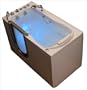 Walk in Bathtub Acrylic Dual 2" 80 Sec. Fast Drain System Left Door, Drain 29 1/2 x 55 (59) x 40