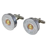 Remington Nickel Bullet Cuff Link Sets