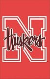 Nebraska Cornhuskers 2-Sided Applique Banner Flag