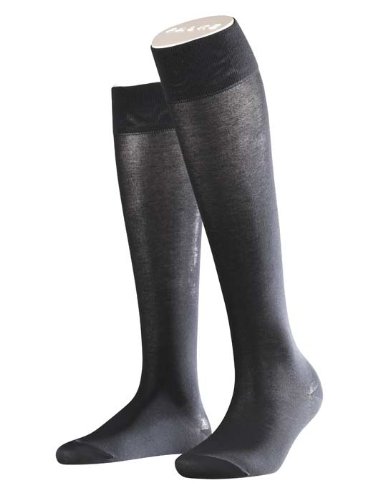 FALKE Cotton Touch KH 47632 Damen Kniestr&uuml;mpfe, Gr. 35/ 38, Schwarz (black 3009) Preisvergleich