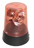 Mini Disco Light ~ Rotating Party Beacon - Red/Orange