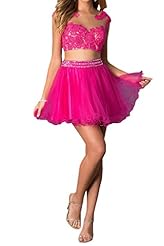 Cocktail Short Jeweled Lace Applique  Charmeuse/Tulle Evening Dress/Prom Dress/Party Dress/Mini Dress  With Rhinestones