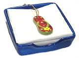 Blue Flip Flop Weighted Napkin Holder Caddy Party