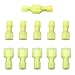 Glarks 100pcs 12-10 Gauge Fully Insulated Female Male Spade Nylon Quick Disconnect Electrical Insulated Crimp Terminals Connectors Assortment Kit