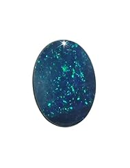 O&G Australia Natural Opal Doublet Gemstone, 6x8mm (0.87cttw)