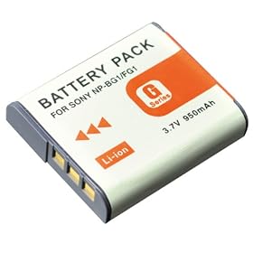 Smatree Sony NP-BG1 NP-BG1 Replacement Digital Camera Lithium-Ion Battery for Sony DSC-H9/DSC-H7/DSC-H3 /DSC-H50/DSC-W30/DSC-W35/DSC-W50/DSC-W55/DSC-W70 (3.7v 950mAh)