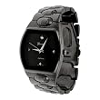 Geneva Platinum Men's Gunmetal Link Watch