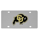 Colorado Golden Buffaloes Logo License Plate - NCAA College Athletics Fan Shop Accessories