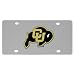 Colorado Golden Buffaloes Logo License Plate - NCAA College Athletics Fan Shop Accessories