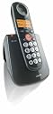 Philips XL3401B/02 Schnurloses DECT-Telefon mit ergonomischer Bedienung und großen Tasten, beleuchtetes Display