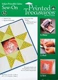 Printed Treasures 8.5x11 Inkjet Printable Fabric Sew-On: White, 12/Pkg.