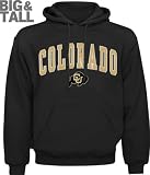 Colorado Buffaloes Big & Tall Black Mascot One Hooded Sweatshirt