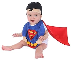 Dc Comics Plush Superman Bib Set