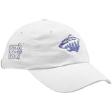 NHL New Era Minnesota Wild Ladies White Hockey Fights Cancer Slouch Adjustable Hat