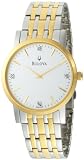 41Eke9d%2BMWL. SL160  Bulova Mens 98D114 Diamond Dial Watch