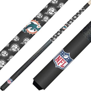 Miami Dolphins Cue And Case Set