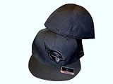 Arizona Cardinals Black / Black Fitted Flat Brim Hat / Cap