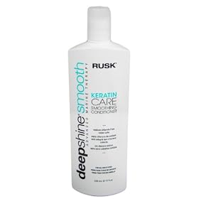 Rusk Deepshine Keratin Care Smoothing Conditioner Unisex, 12 Ounce