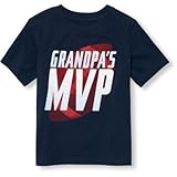 THE CHILDREN'S PLACE(ザ・チルドレンズプレイス) ショートスリーブフットボールグラフィックティ タイダル トップス半袖Tシャツ 12～18ヶ月【並行輸入】