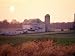 Farm in Rockville, Maryland at Sunset Photographic Poster Print by Richard Nowitz, 12x9