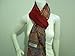 Exotic Floral Pattern Luxurious Pashmina Chic Winter Warm Red Scarf Shawl Wrap #L01