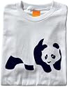 ENJOI Panda Short Sleeve T Shirt Dark Chocolate/Orange Small