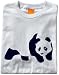 ENJOI Panda Short Sleeve T Shirt Dark Chocolate/Orange Small