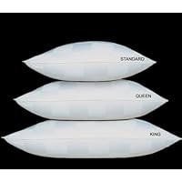 1000 Thread Count Euro Check Siberian White Down Pillow