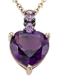Genuine Amethyst Pendant by Effy Collection® in 14 kt Rose Gold
