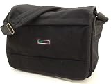 schwarz Marc Chantal Messenger Bag Überschlagtasche groß
