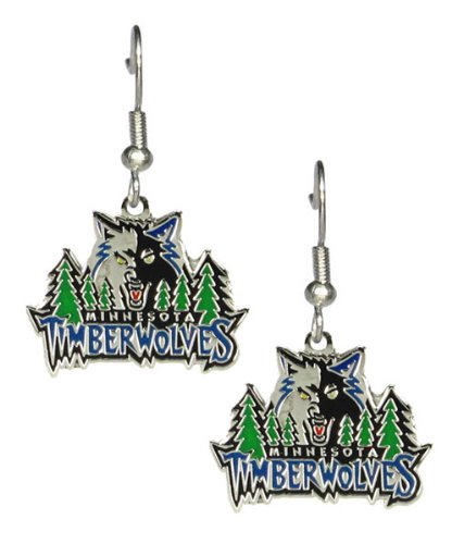 Minnesota Timberwolves - NBA Team Logo Dangler Earrings