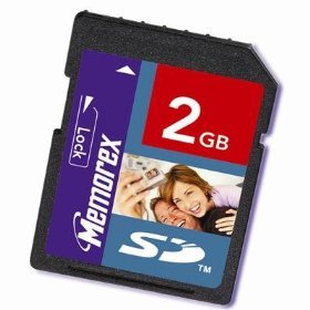 Memorex 2 GB SD Travelcard 32020019058